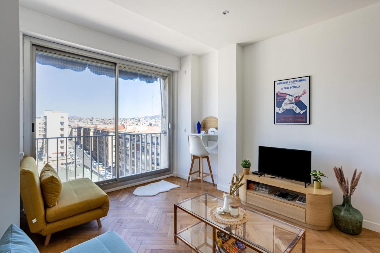La Phoceenne - Bel Appartement Avec Vue Idealement Situe Marseille Luaran gambar