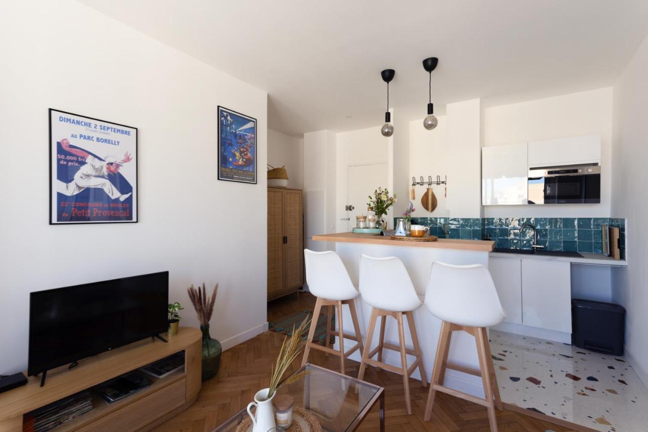 La Phoceenne - Bel Appartement Avec Vue Idealement Situe Marseille Luaran gambar